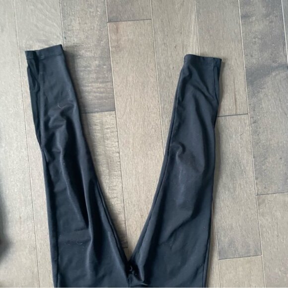 Black Kids Leggings and Leotard Set Dance Gymnastics cheerleading - Picture 8 of 8